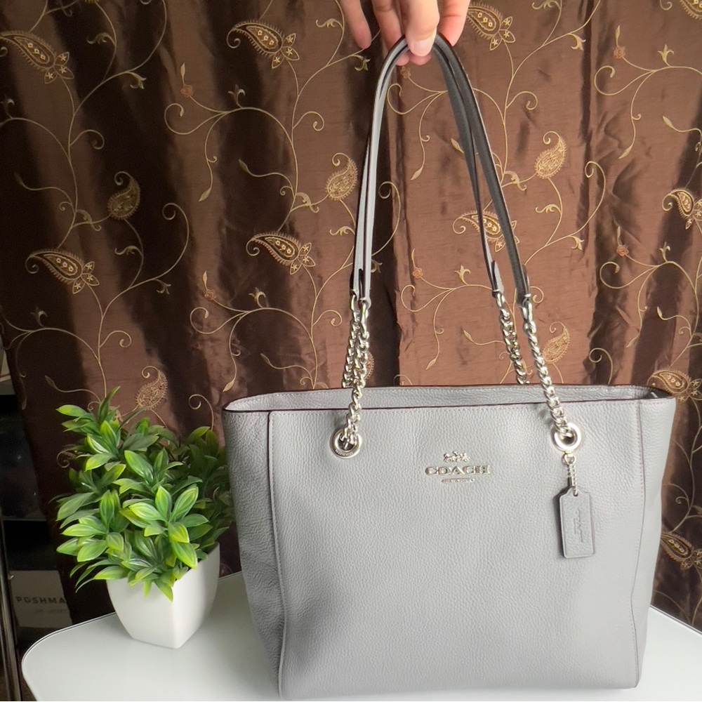 Coach Marlie Leather Tote Bag